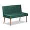 Baxton Studio 47.25 W, 27.75 H, Fabric "100% Polyester", Plywood, MDF, LVL, Wood, Foam, Rubber Wood 214-11962-11961-11961-9305-ZORO - alternate 8